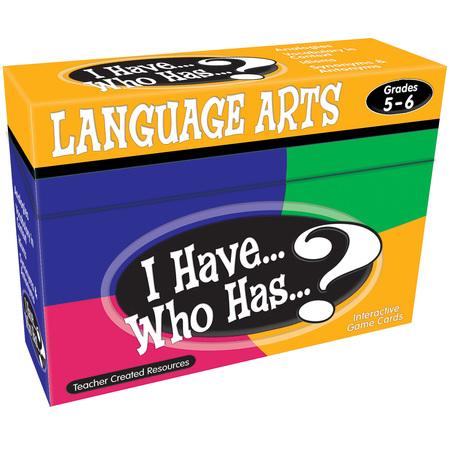 TEACHER CREATED RESOURCES I Have, Who Has Language Arts Game, Grade 5-6 TCR7832